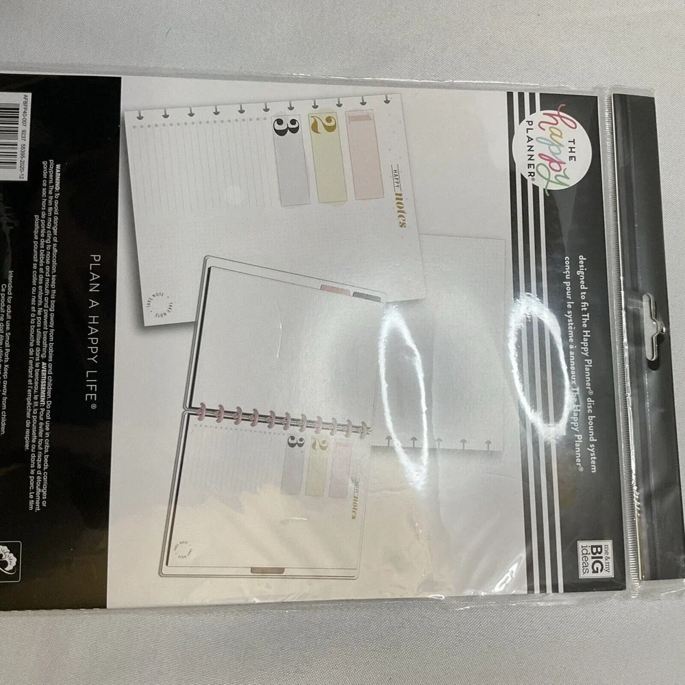 The Happy Planner Everyday‎ Happy Notes Large Refill Pages 40sheets